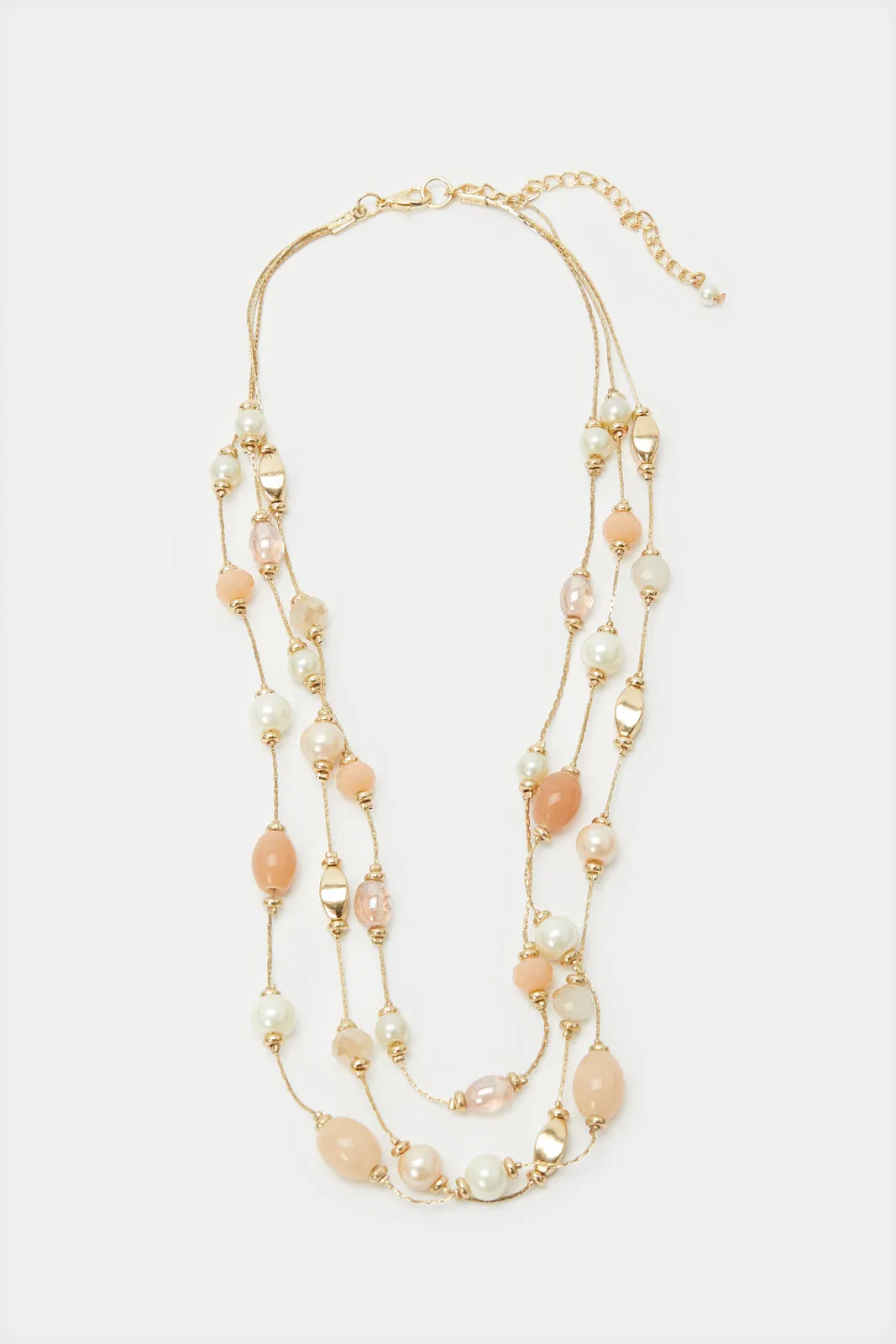 Women Gold Embellished Necklace sold by Redtag
