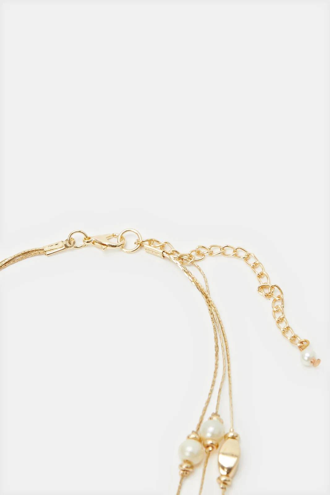 Women Gold Embellished Necklace sold by Redtag product image thumbnail 4