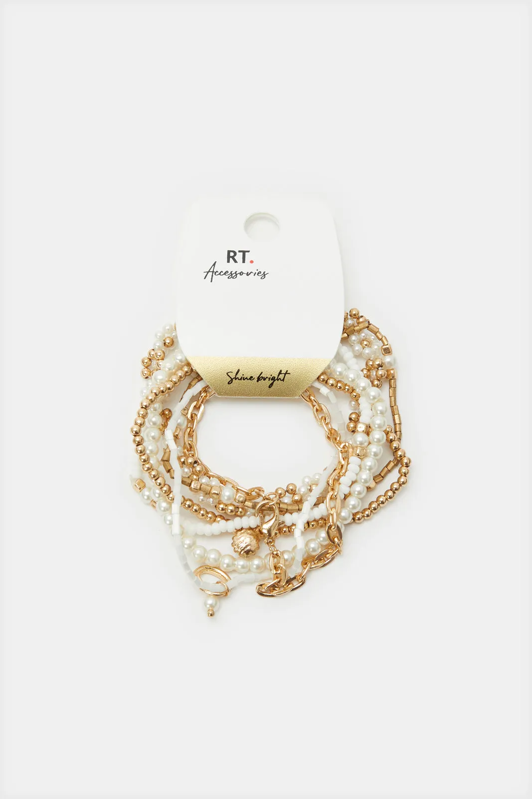 Women Gold Embellished Bracelets sold by Redtag