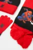 Boys Red Spider-Man Knitted Knitted Cap Set (3 Piece) sold by Redtag
