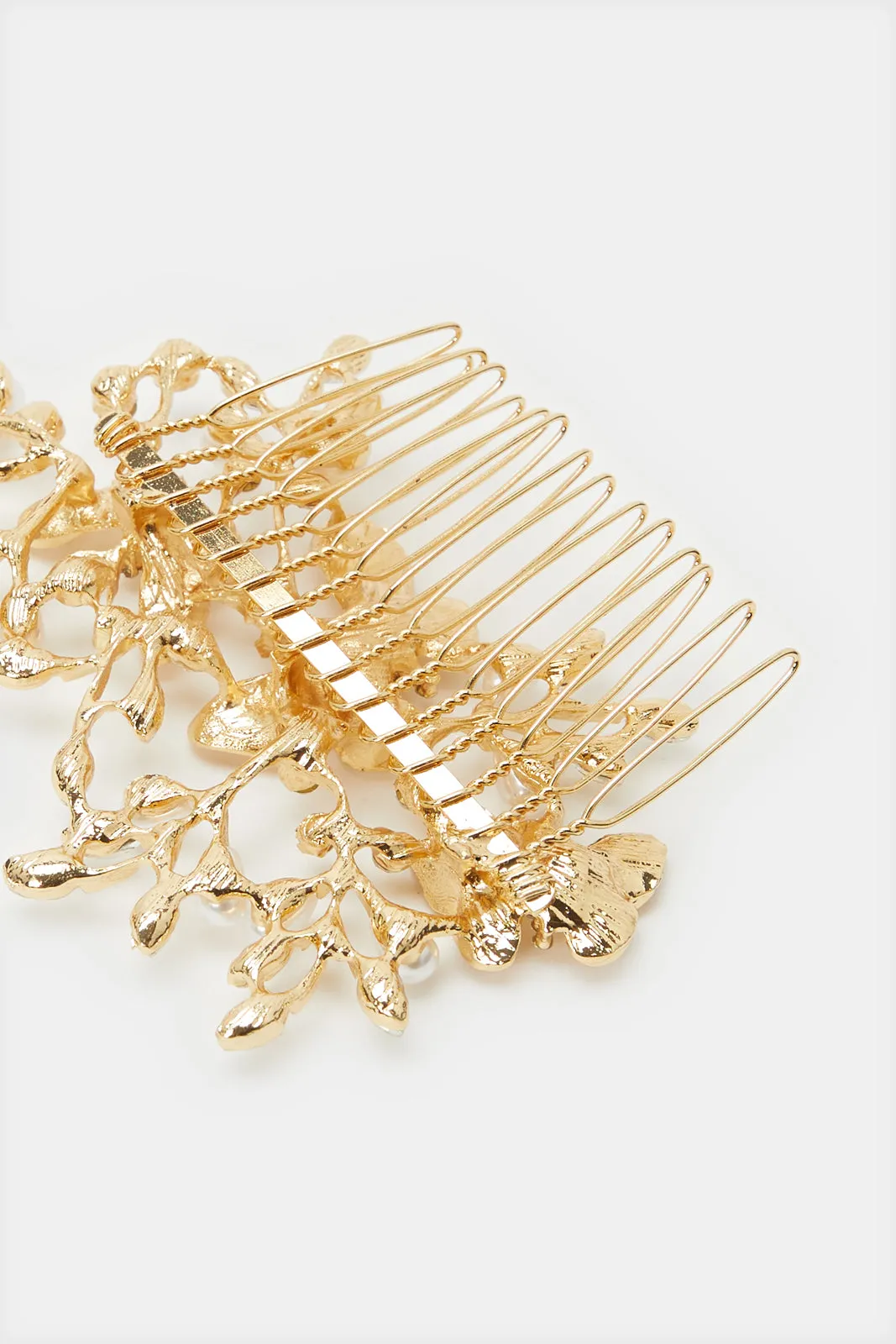Women Gold Embellished Hair Comb sold by Redtag product image thumbnail 4