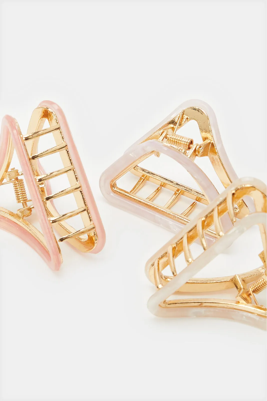 Women Gold Hair Claw Set (3 Piece) sold by Redtag product image thumbnail 3