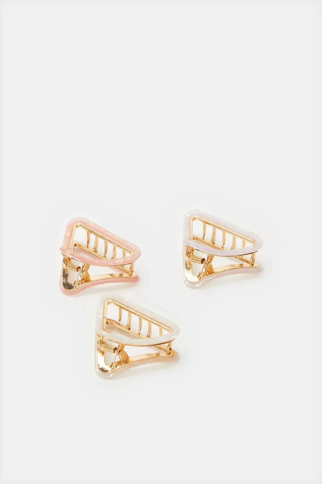 Women Gold Hair Claw Set (3 Piece) sold by Redtag product image thumbnail 2