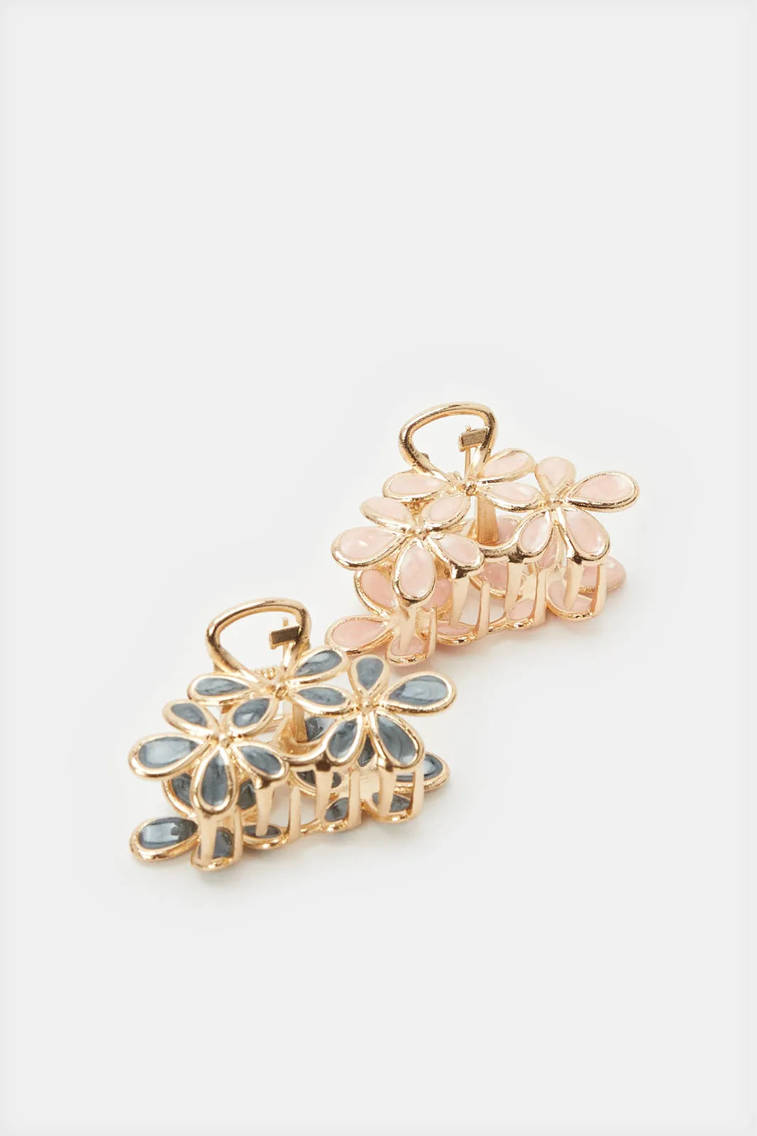 Women Gold Hair Claw Set (2 Piece) sold by Redtag