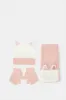 Women Pink And White Knitted Set (3 Piece) sold by Redtag