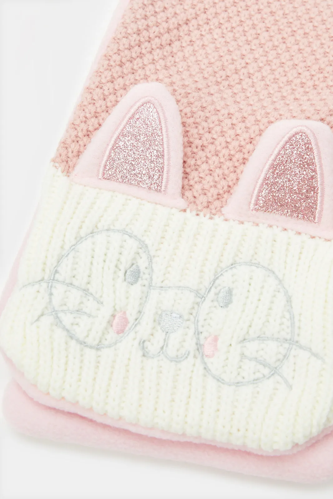 Women Pink And White Knitted Set (3 Piece) sold by Redtag product image thumbnail 4