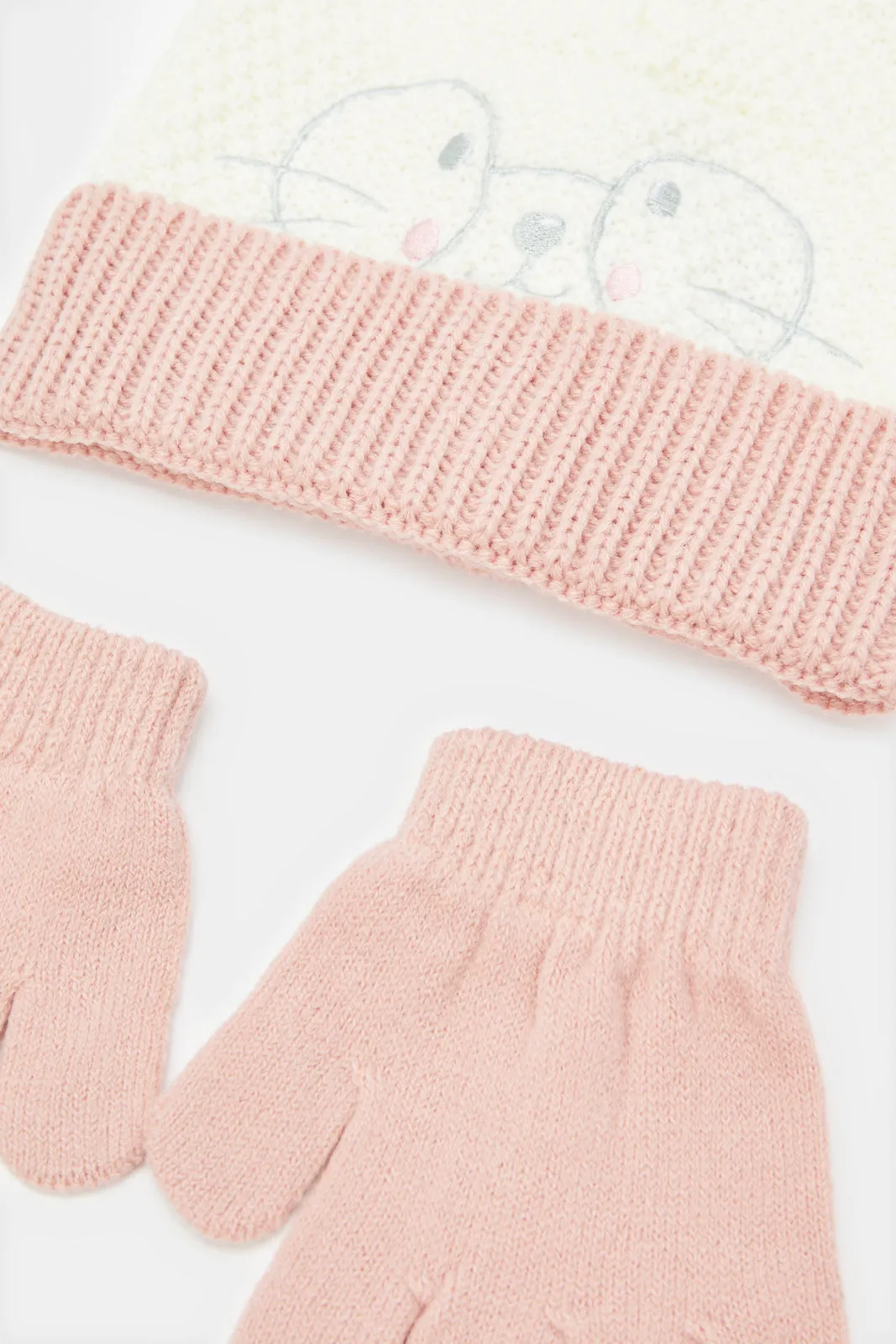 Women Pink And White Knitted Set (3 Piece) sold by Redtag product image thumbnail 3