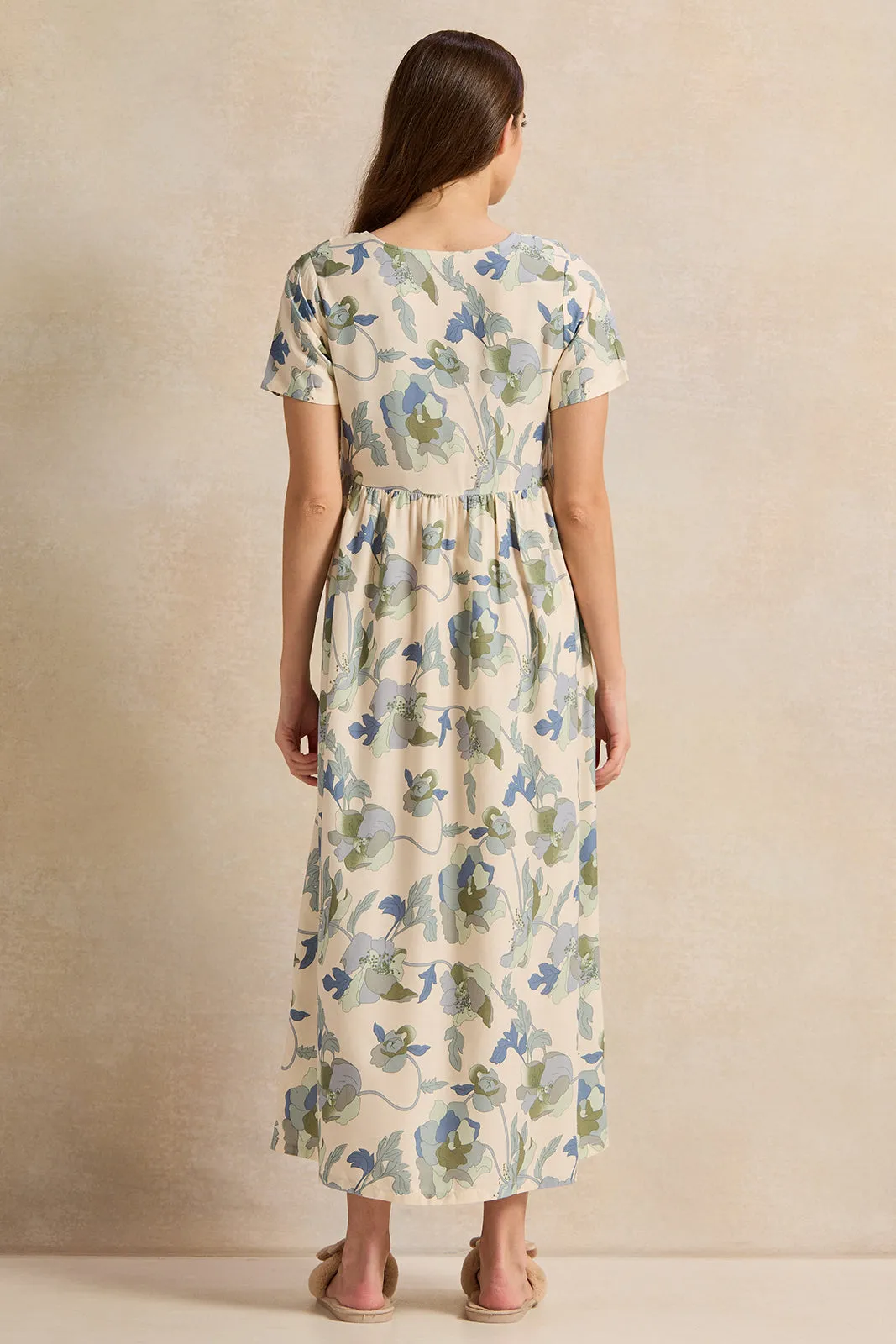 Women Assorted Floral Print Nightgown sold by Redtag product image thumbnail 3