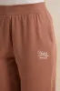 Women Orange Placement Print Active Pants sold by Redtag