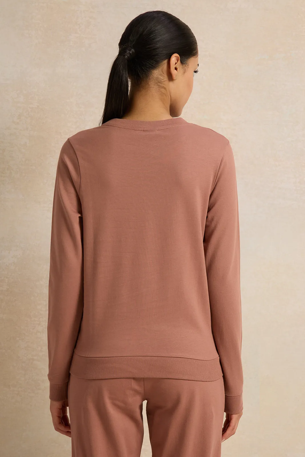 Women Orange Printed Sweatshirt sold by Redtag product image thumbnail 3