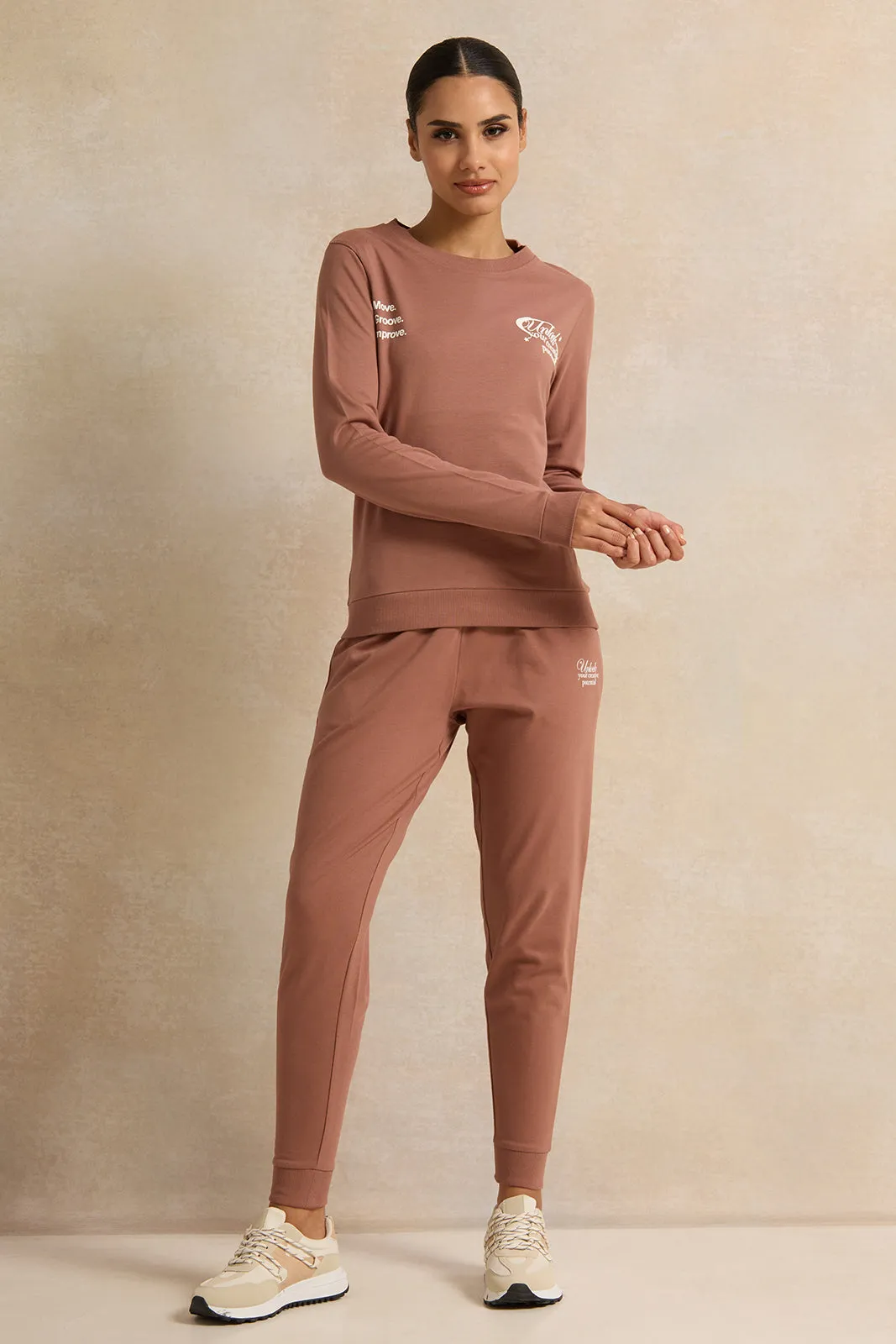 Women Orange Printed Sweatshirt sold by Redtag product image thumbnail 2