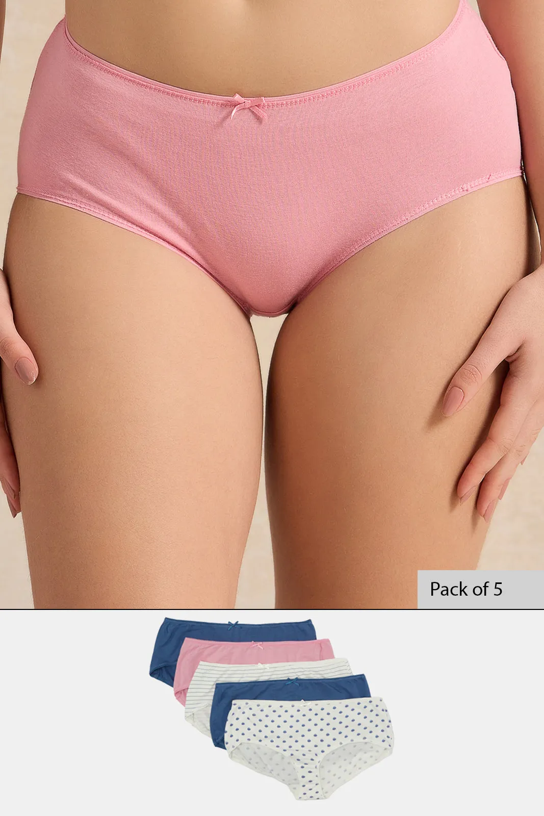Women Assorted Boyleg Brief Set (Pack of 5) sold by Redtag