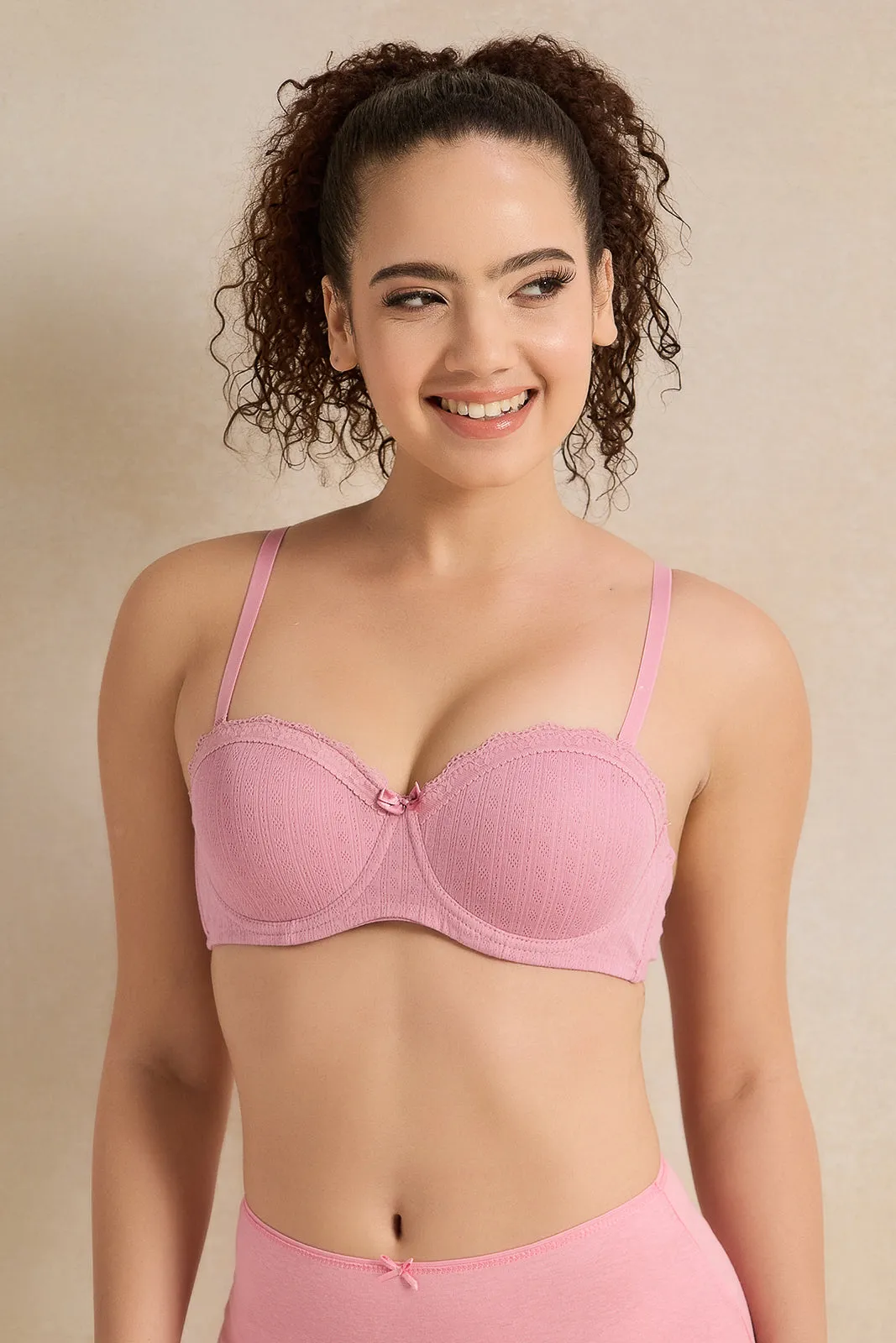 Women Assorted Padded Balconette Bras Set (Pack of 3) sold by Redtag product image thumbnail 2