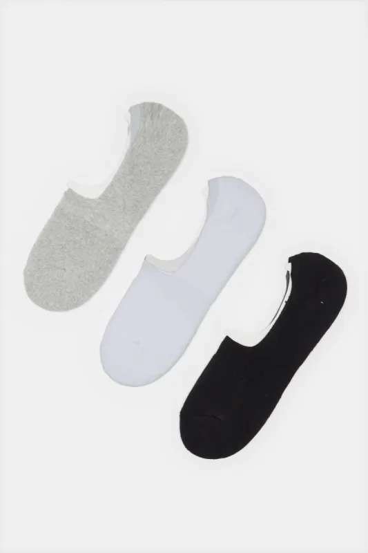Men Assorted Invisible Socks Set (Pack of 3) sold by Redtag
