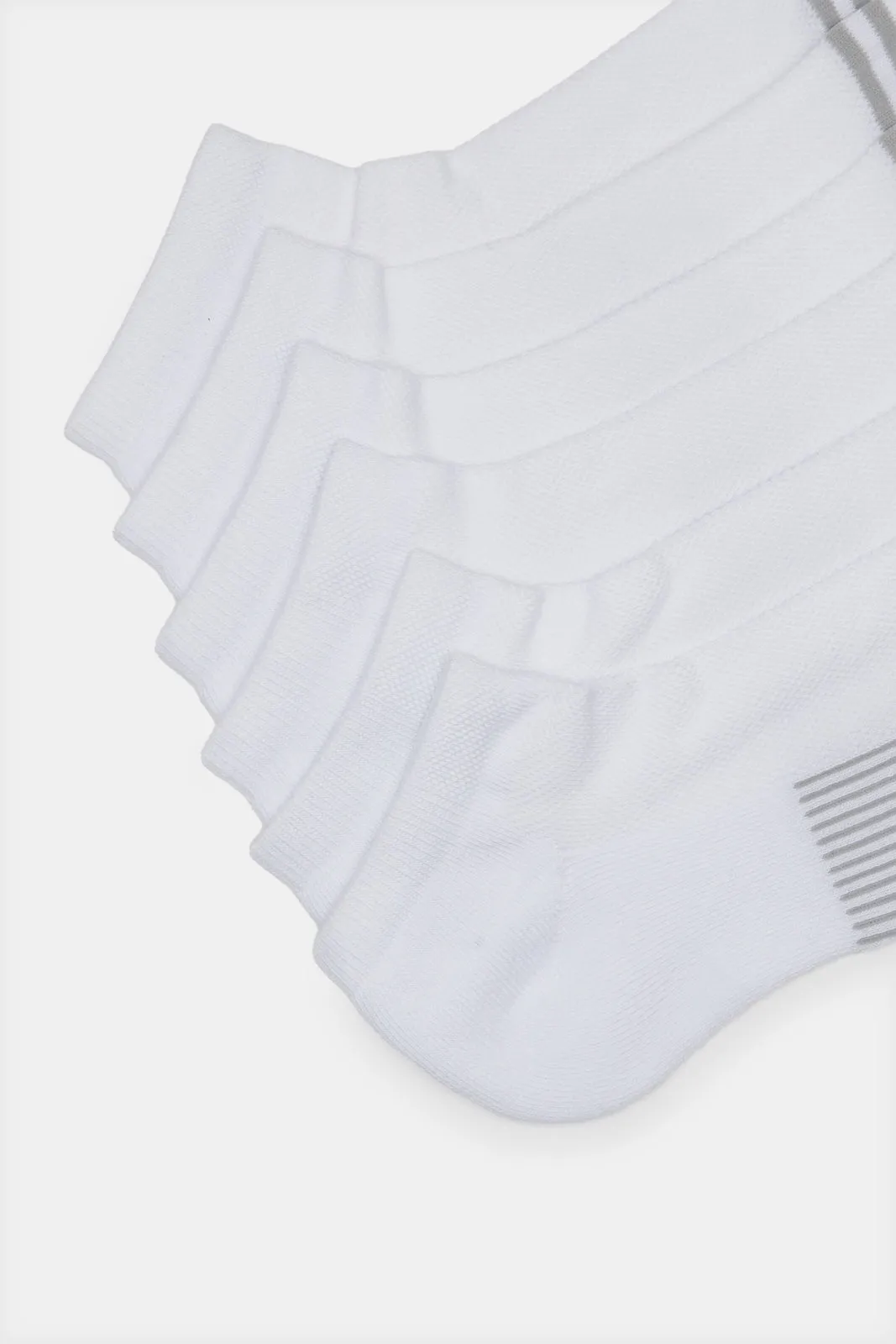Men White Striped Socks Set (3 Pairs) sold by Redtag product image thumbnail 3