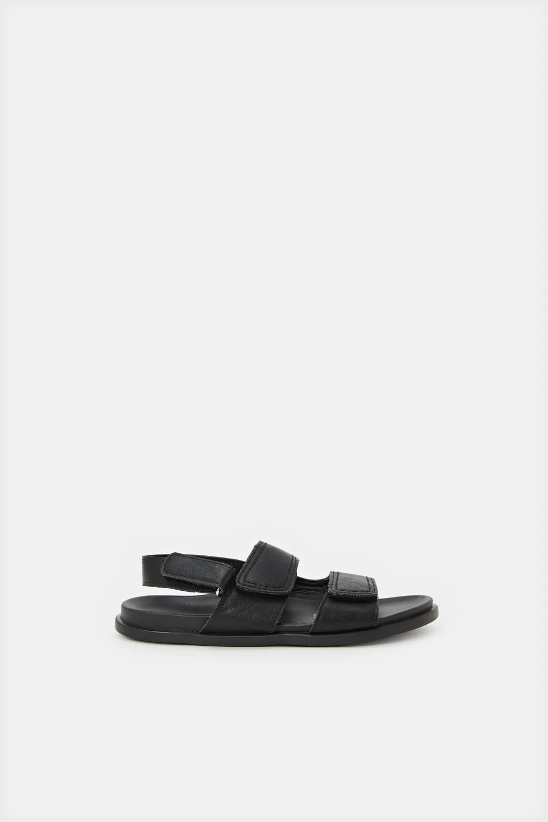 Senior Boys Black Comfort Sandals sold by Redtag