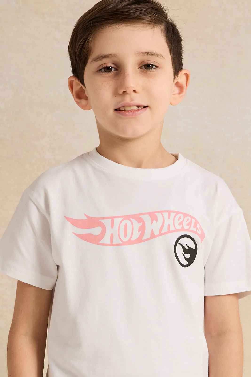 Boys Blue Hot Wheels Print T-Shirt sold by Redtag product image thumbnail 3
