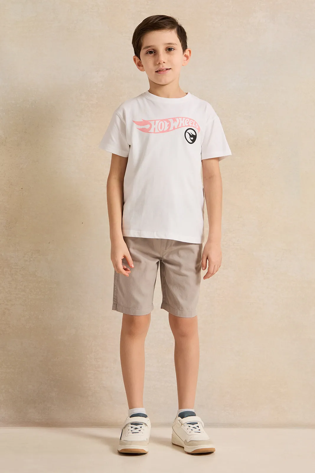Boys Blue Hot Wheels Print T-Shirt sold by Redtag product image thumbnail 2