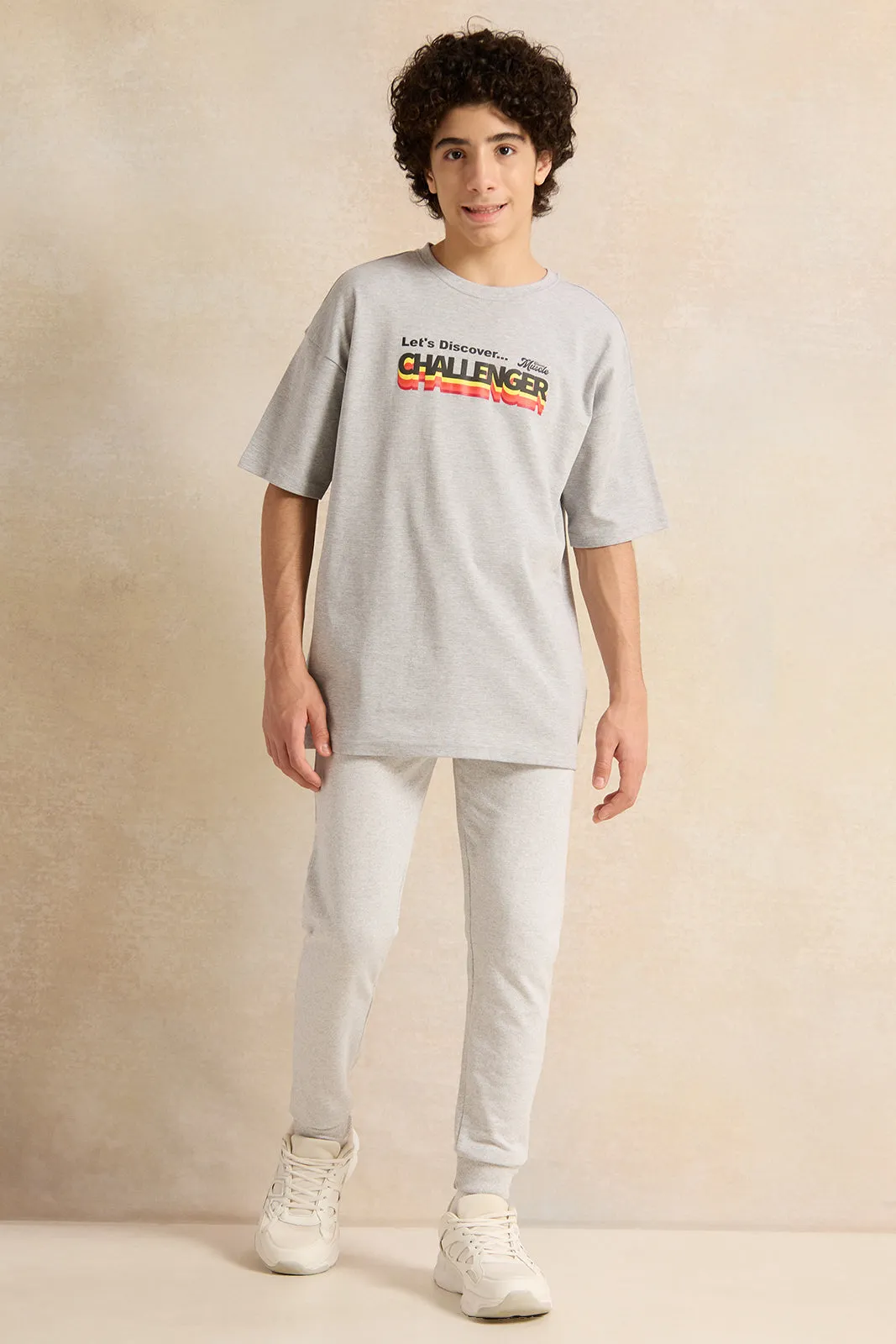 Senior Boys Black Printed T-shirt sold by Redtag product image thumbnail 2