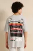 Senior Boys Black Printed T-shirt sold by Redtag