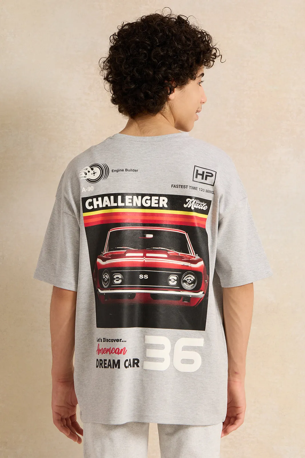 Senior Boys Black Printed T-shirt sold by Redtag product image thumbnail 3