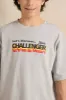 Senior Boys Black Printed T-shirt sold by Redtag