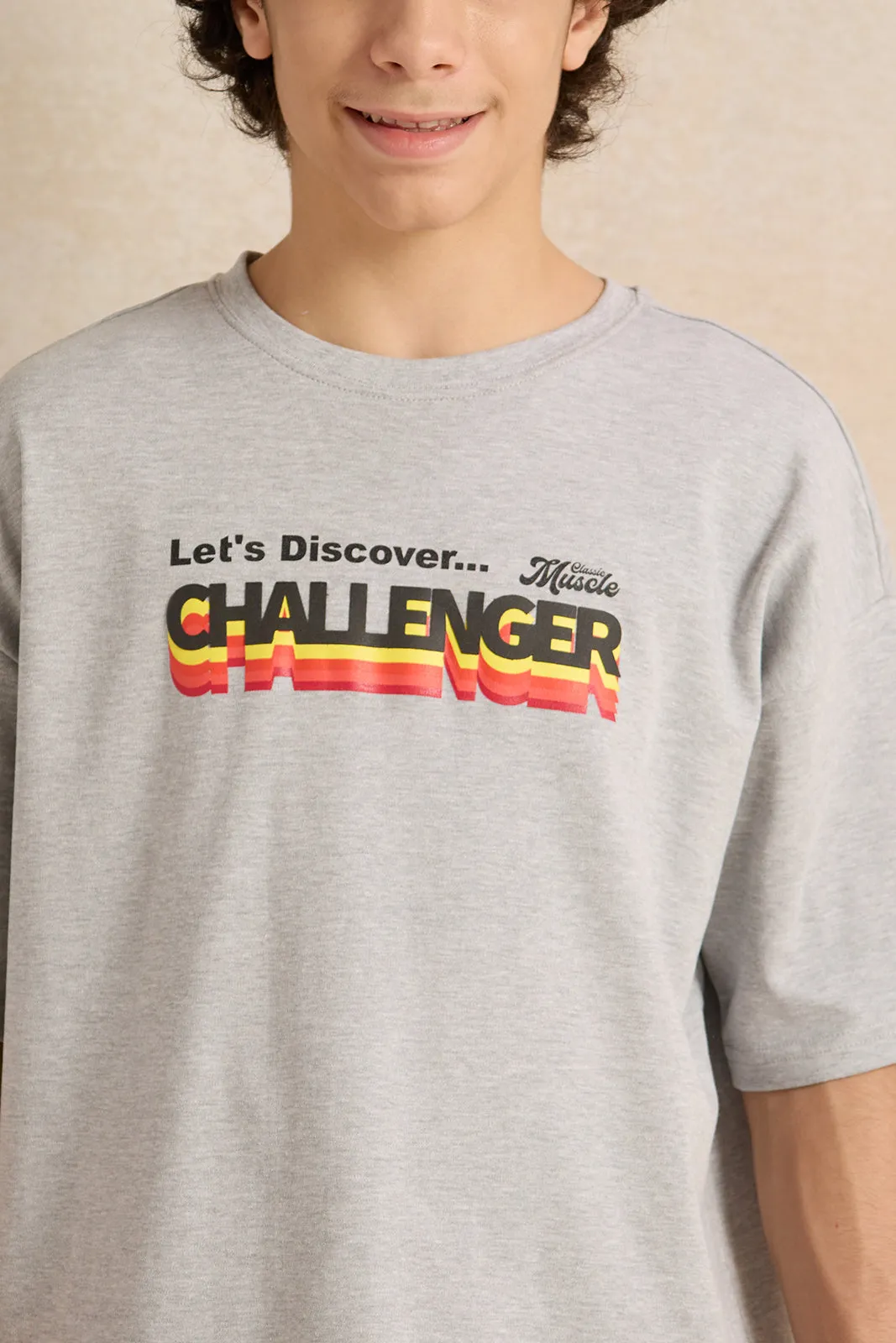 Senior Boys Black Printed T-shirt sold by Redtag product image thumbnail 4