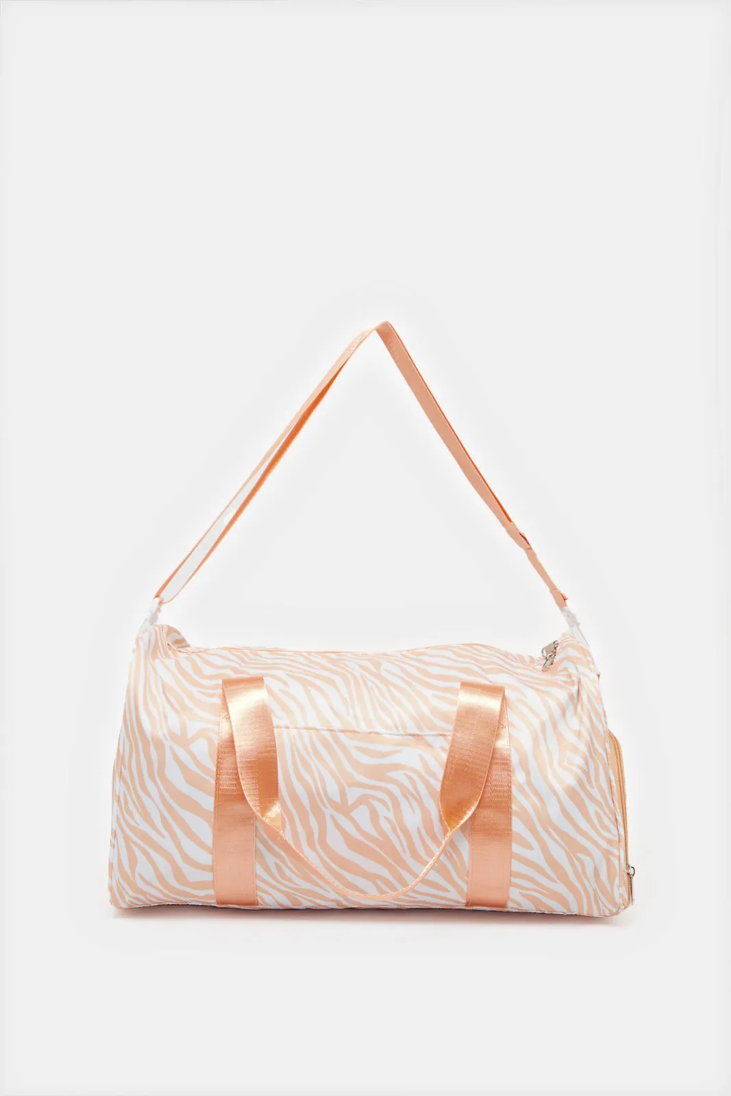 Pink Printed Multifunction Duffle Bag sold by Redtag