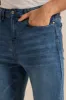 Men Navy Straight Fit Denim Jeans sold by Redtag