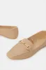 Women Taupe Embellished Loafer sold by Redtag