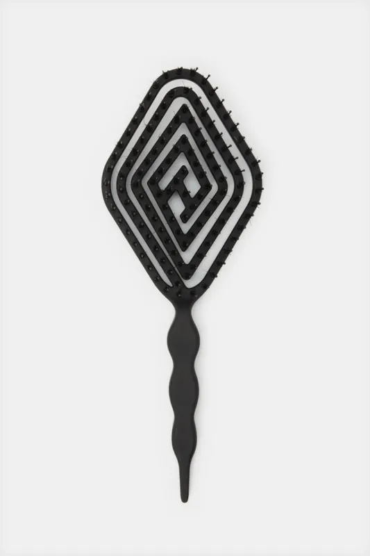 Women Black Wet Hair Brush sold by Redtag
