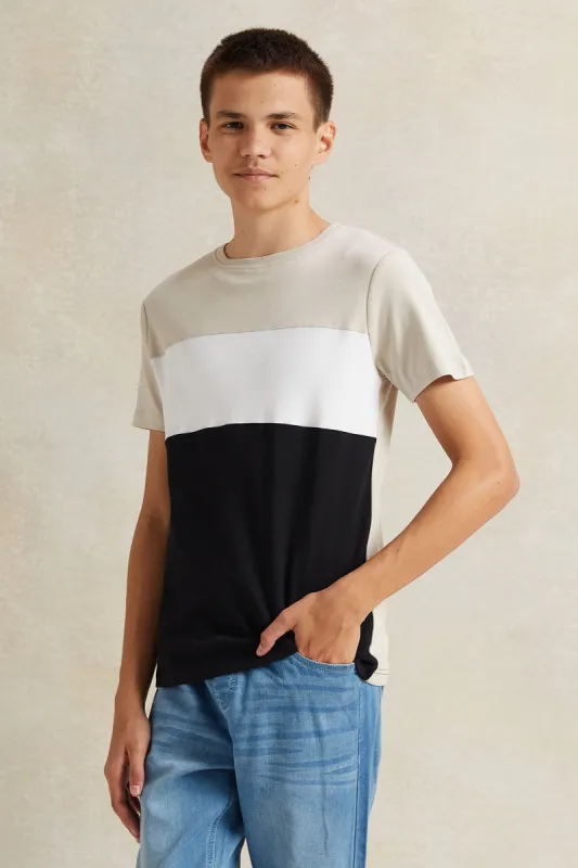 Senior Boys Multicolour T-Shirt sold by Redtag