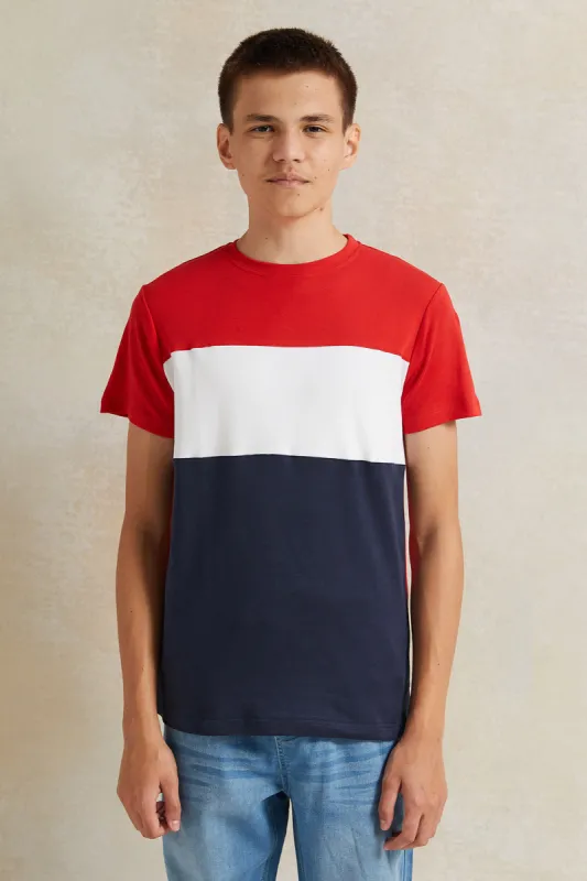 Senior Boys Multicolour T-Shirt sold by Redtag