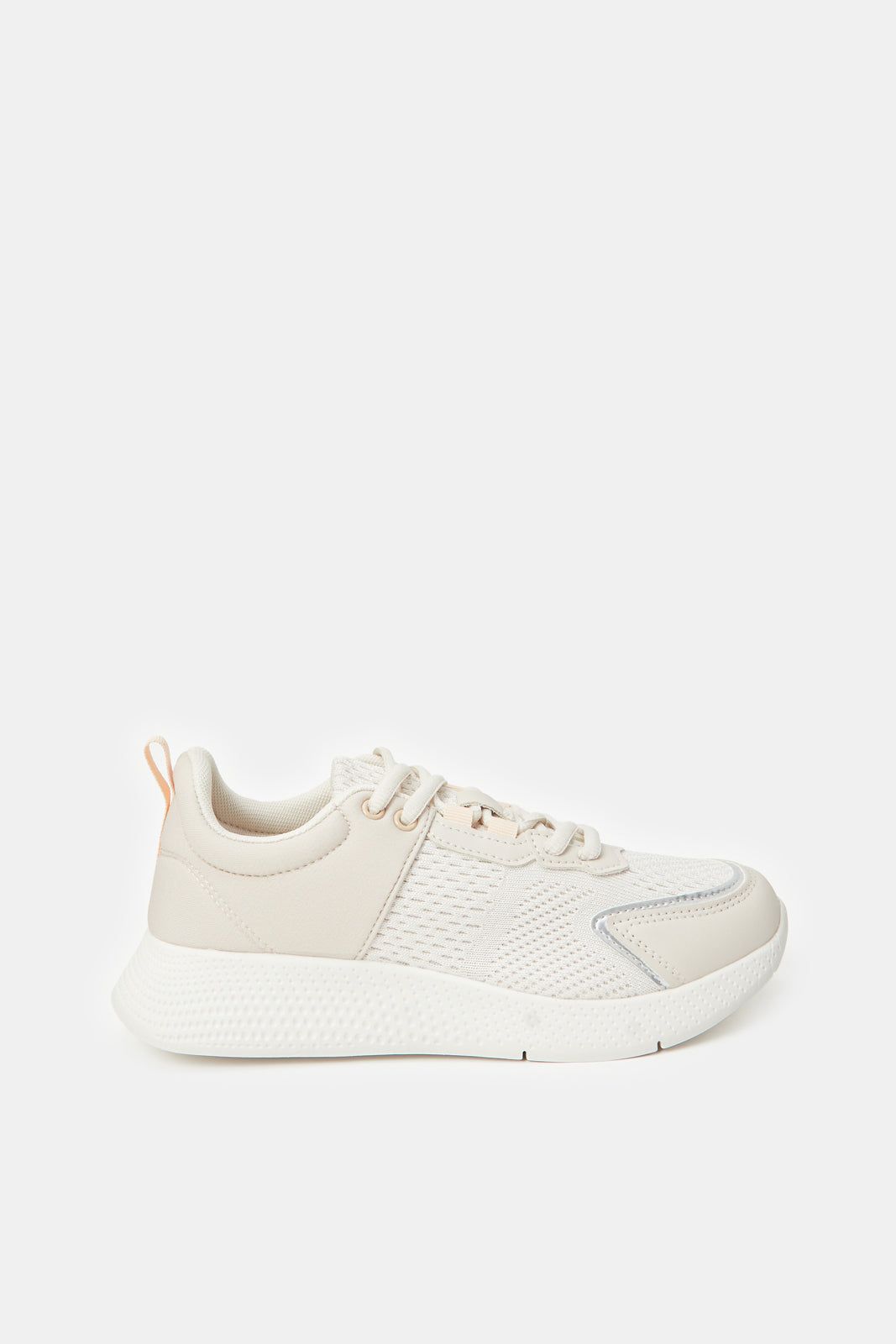 Women Beige Classic Lace Up Sneakers sold by Redtag