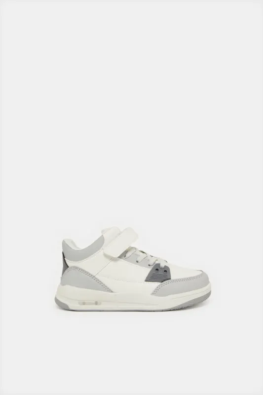 Boys White Chunky Sneakers sold by Redtag