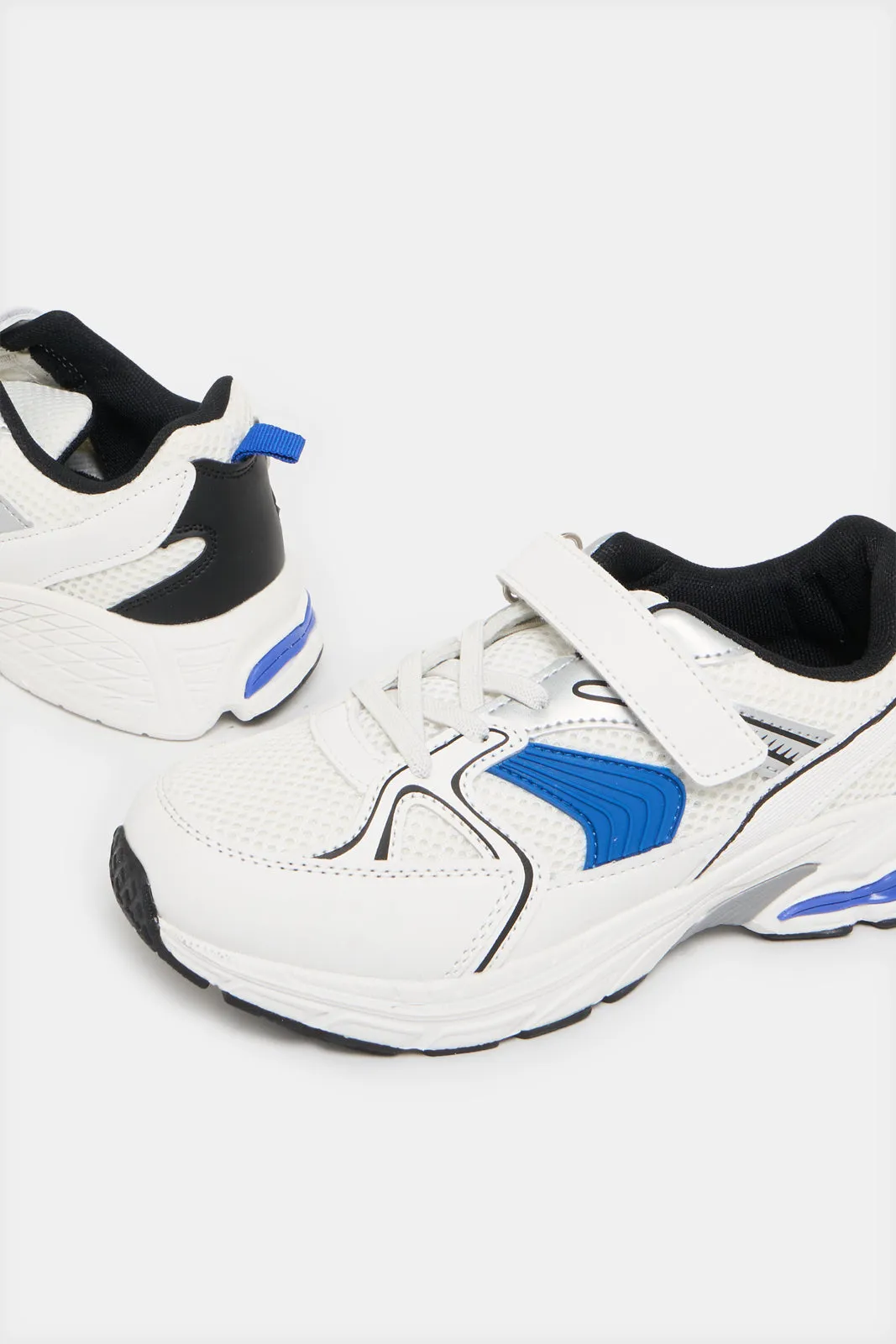 Senior Boys White Chunky Sneakers sold by Redtag product image thumbnail 3