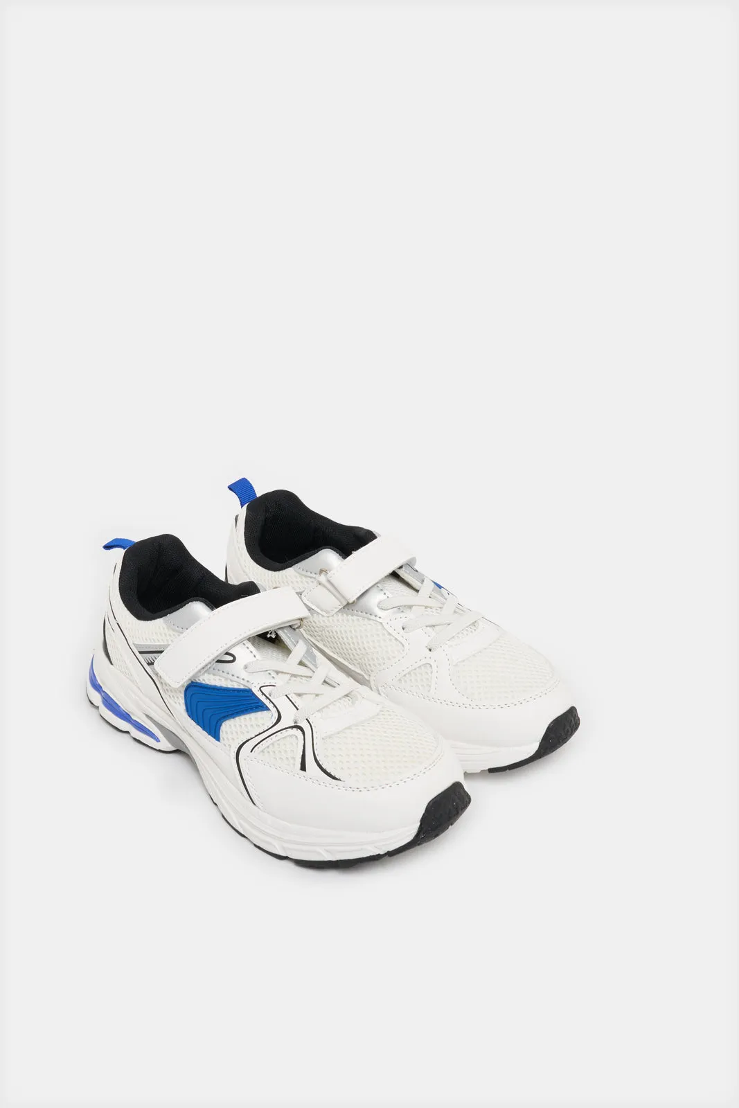 Senior Boys White Chunky Sneakers sold by Redtag product image thumbnail 2