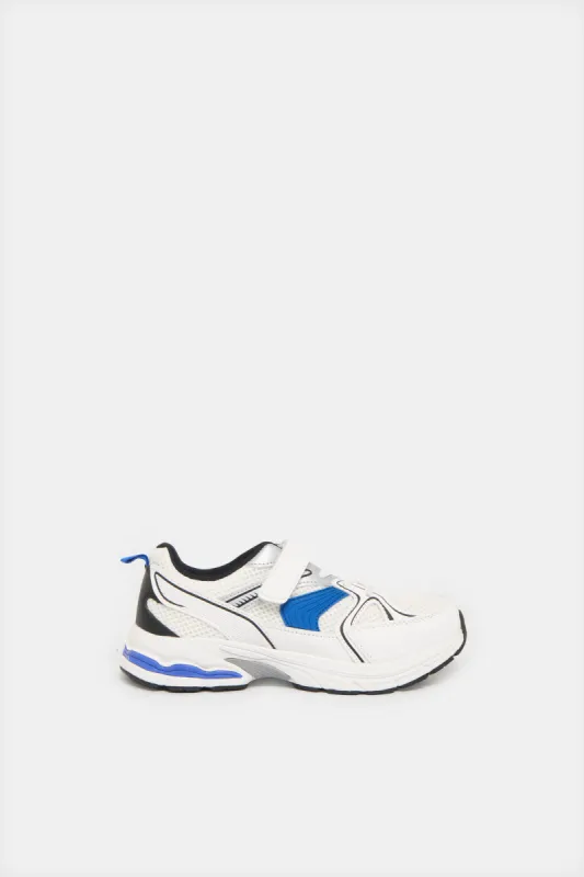 Senior Boys White Chunky Sneakers sold by Redtag
