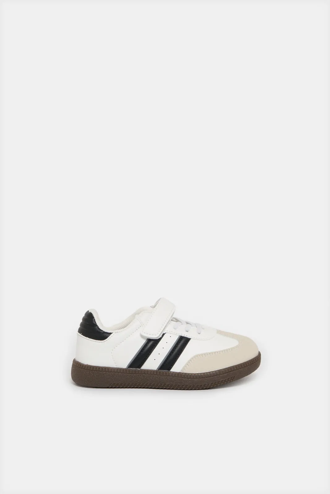 Boys White Color Block Sneakers sold by Redtag