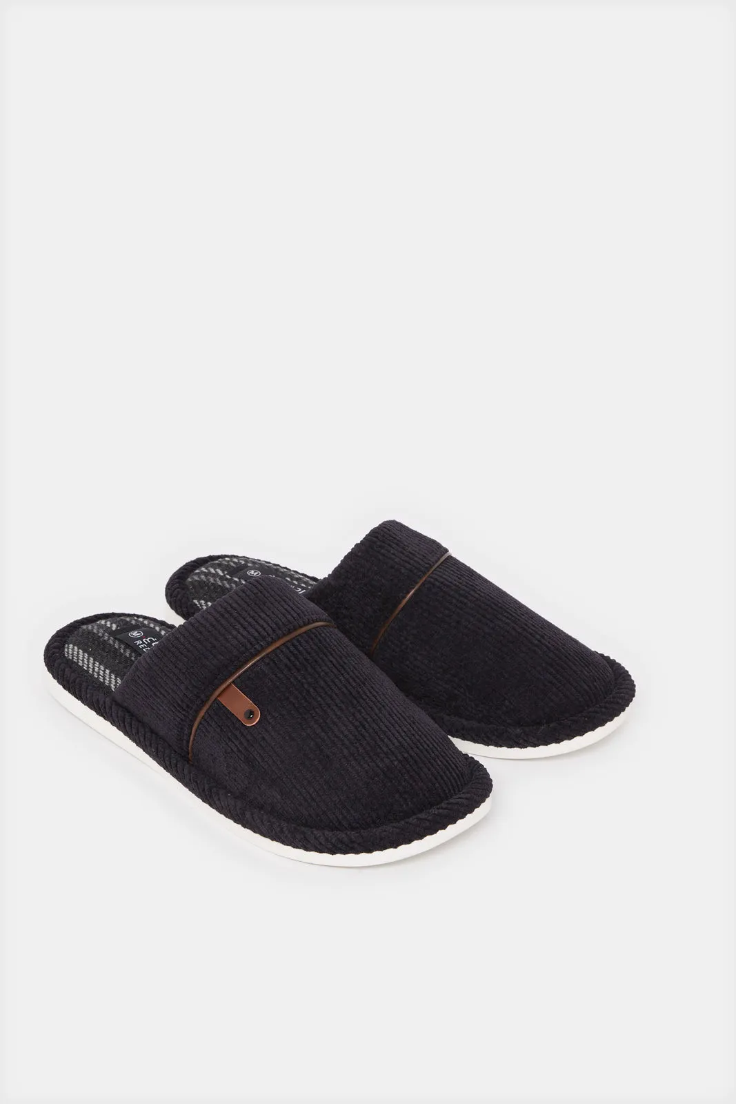 Men Black Mule Slipper sold by Redtag