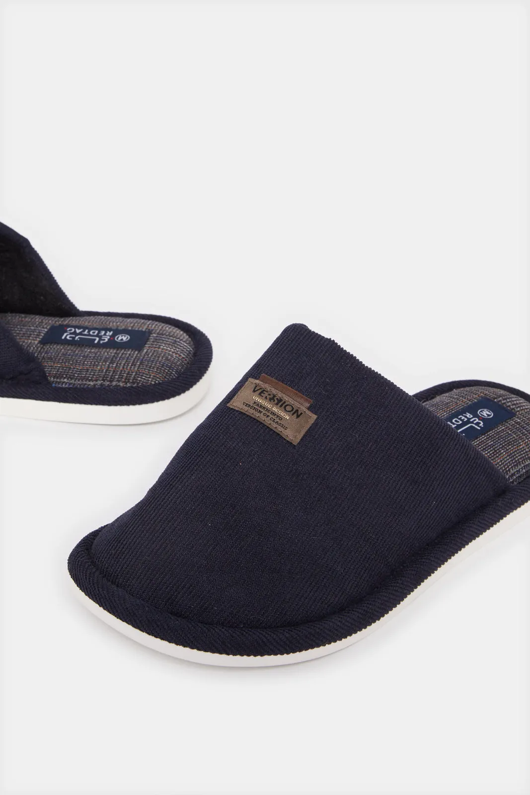 Men Navy Mule Slipper sold by Redtag product image thumbnail 3