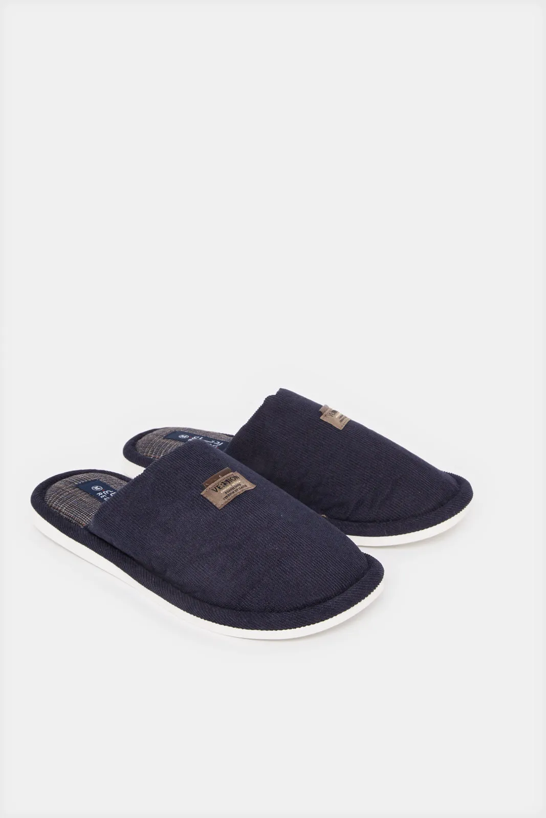 Men Navy Mule Slipper sold by Redtag product image thumbnail 2