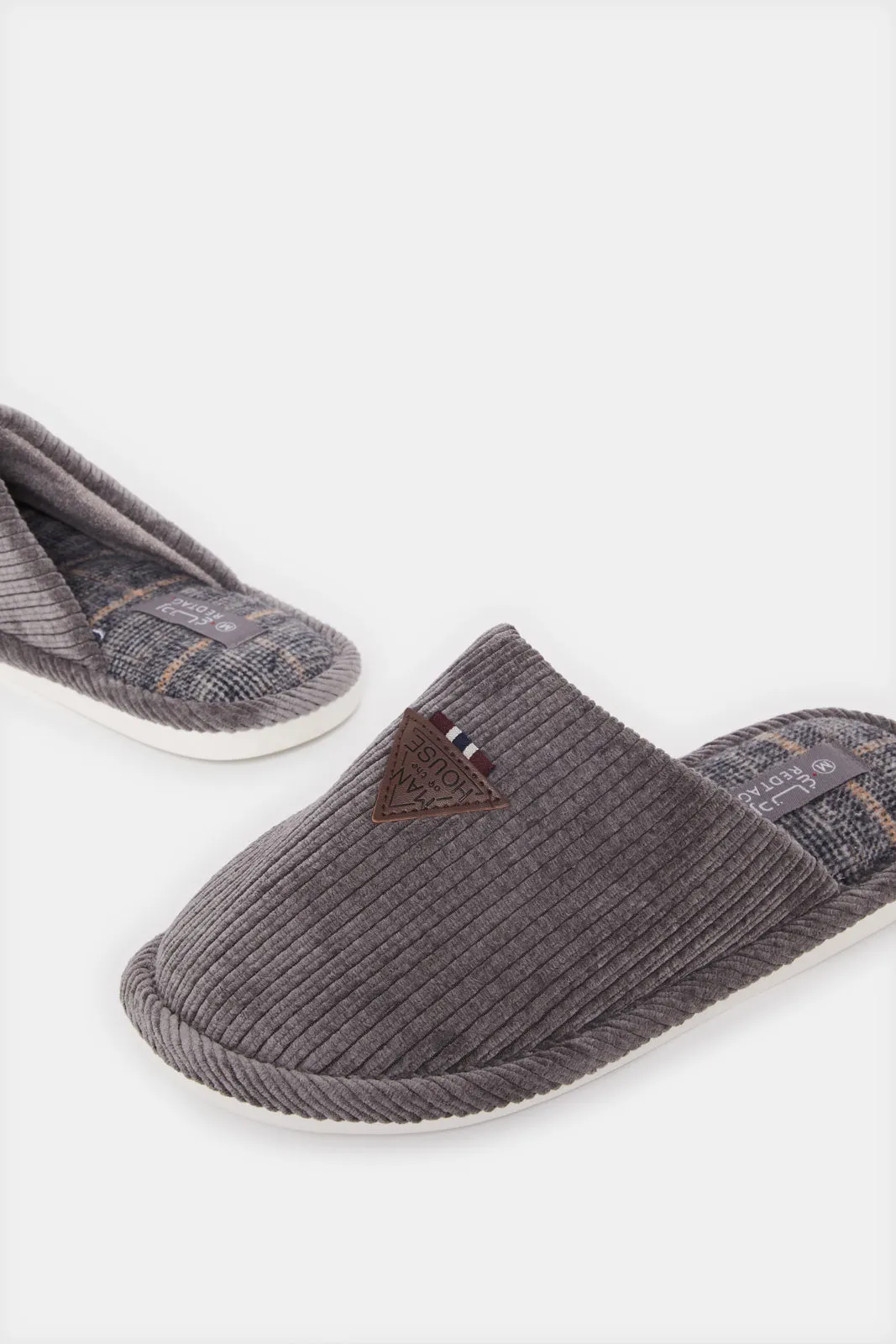 Men Grey Mule Slipper sold by Redtag