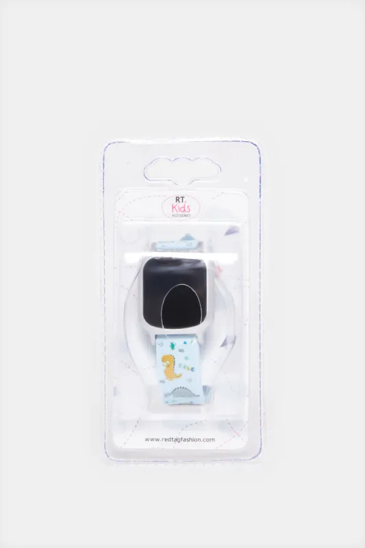 Boys Blue Printed Digital Watch sold by Redtag