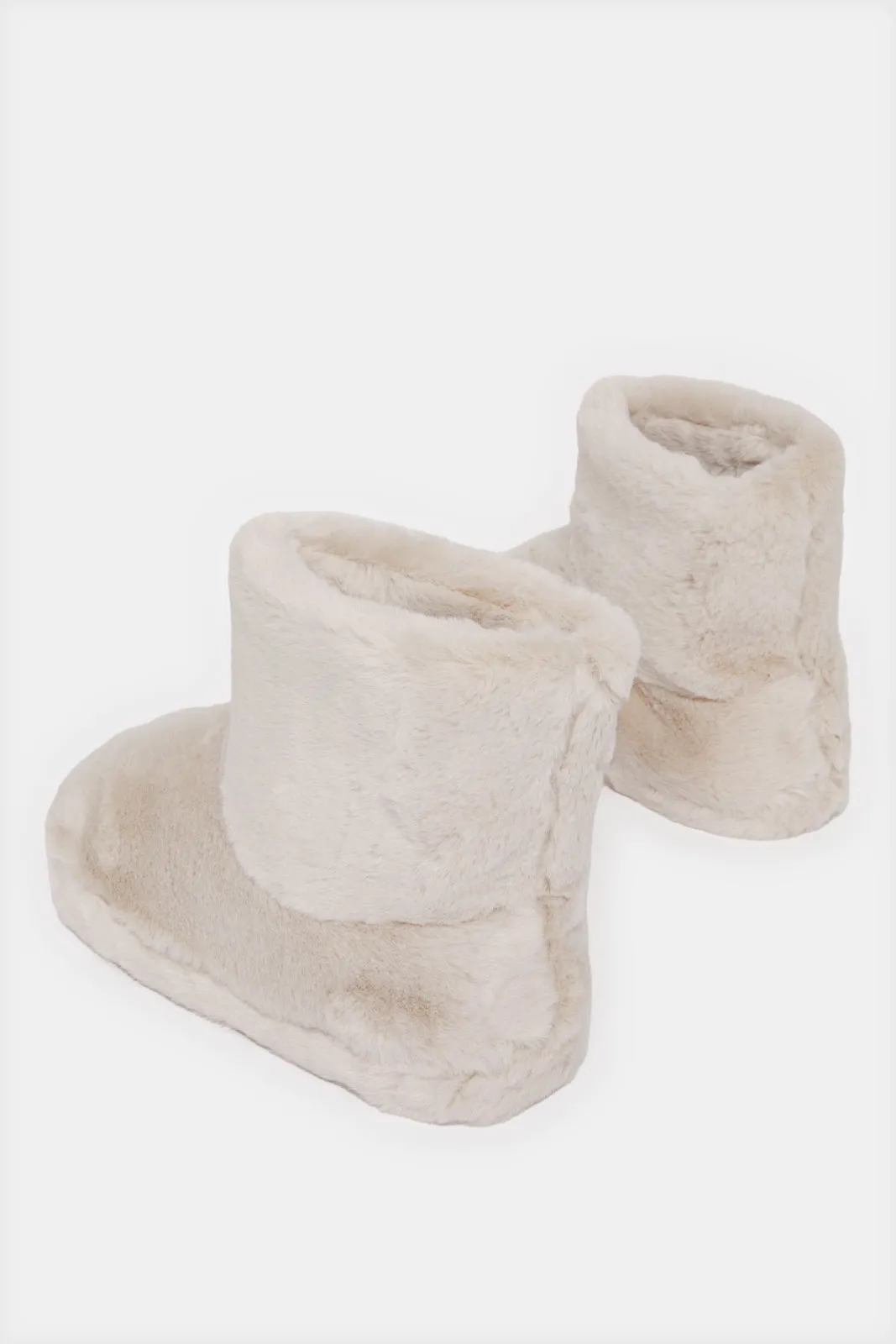 Women Beige Bootie Slipper sold by Redtag product image thumbnail 4