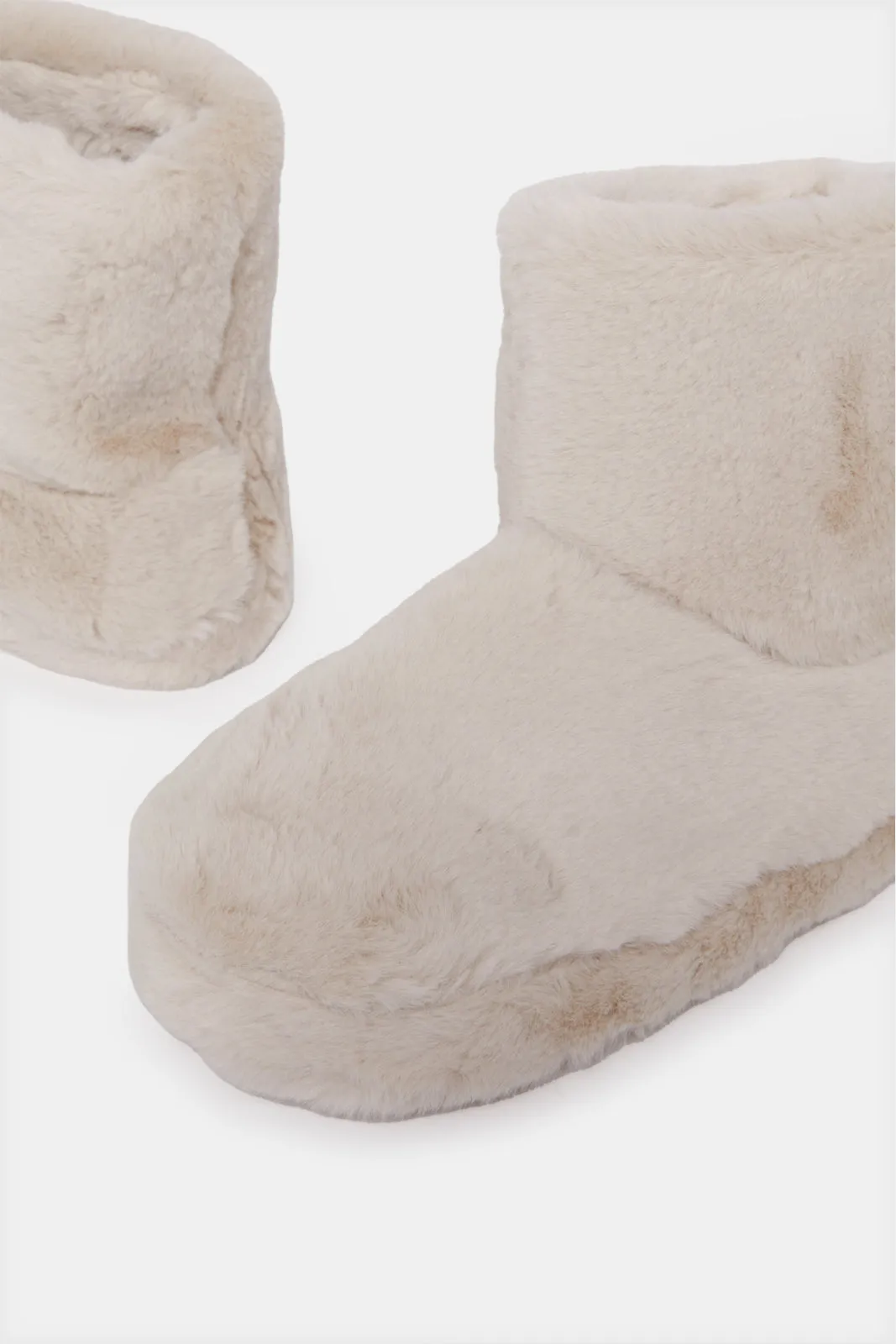 Women Beige Bootie Slipper sold by Redtag product image thumbnail 3