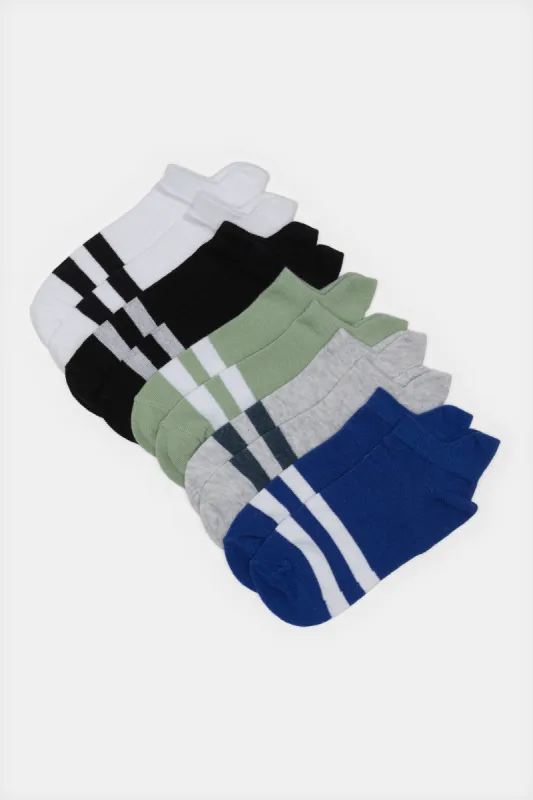 Boys Assorted Ankle-Length Socks Set (5 Pairs) sold by Redtag