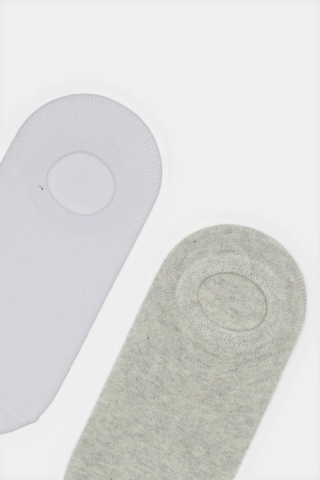 Boys White And Grey Invisible Socks Set (Pack of 2) sold by Redtag product image thumbnail 2