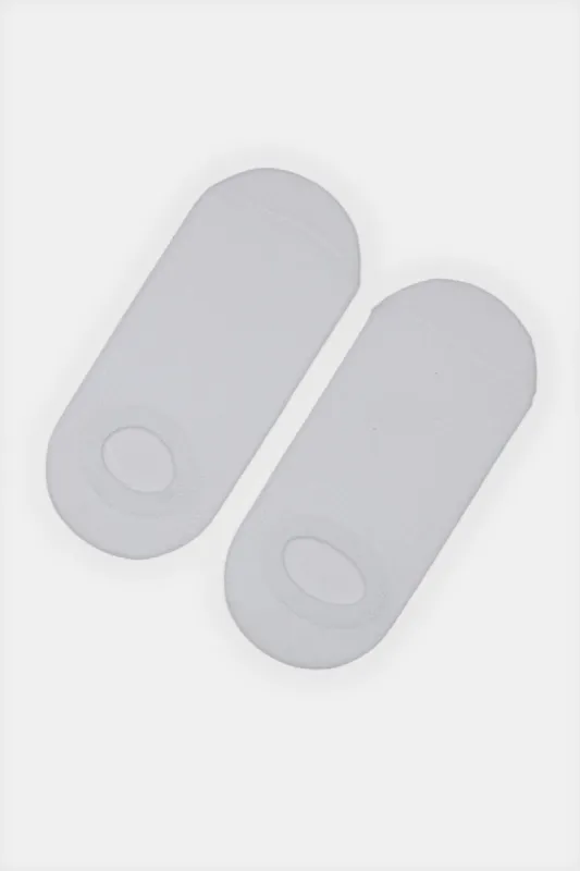 Boys White Invisible Socks Set (Pack of 2) sold by Redtag