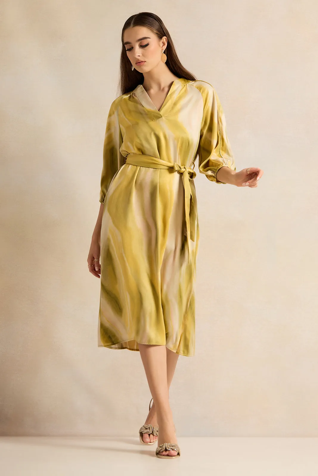 Women Multicolour Printed Dress sold by Redtag